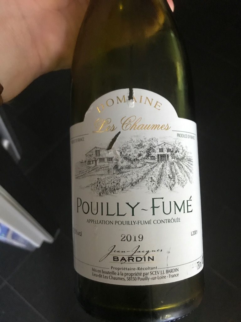 2019 Domaine Les Chaumes PouillyFumé, France, Loire Valley, Upper