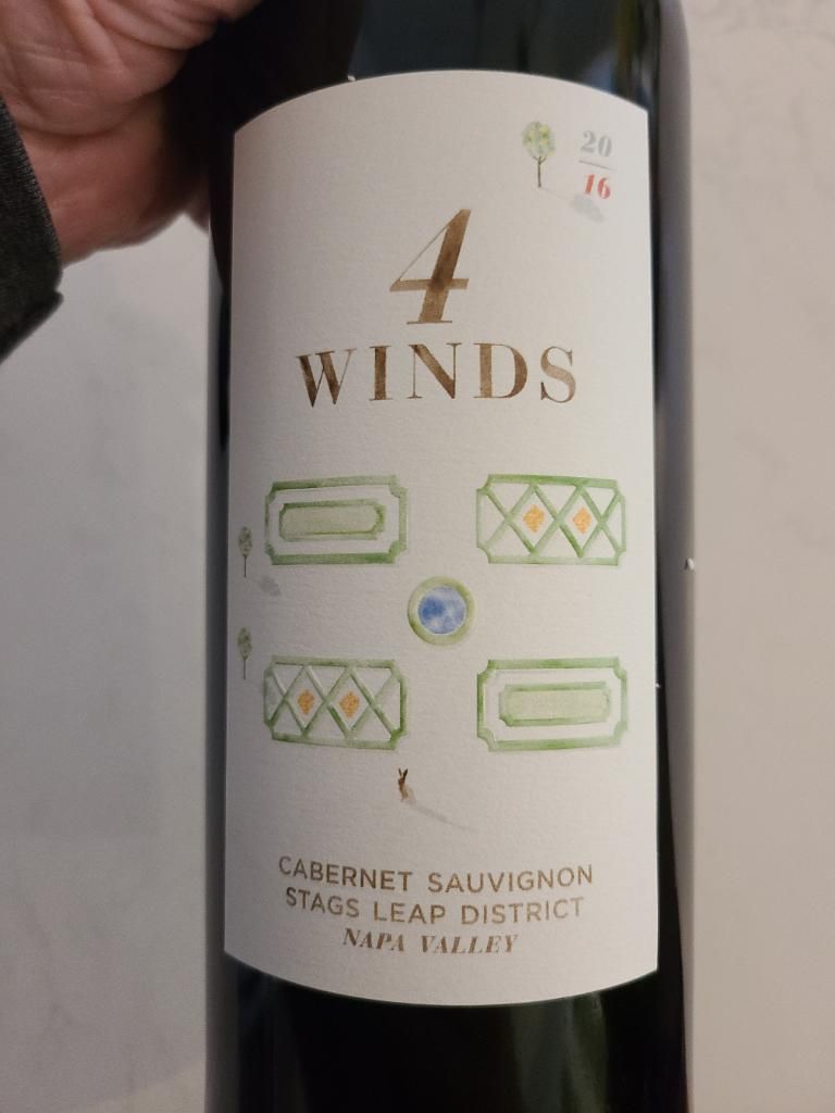 2016 4 Winds Winery Sauvignon, USA, California, Napa Valley, Stags Leap District