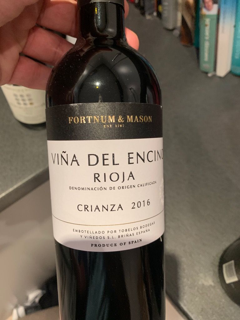 2016 Fortnum & Mason Rioja Viña del Encino, Spain, La Rioja, Rioja