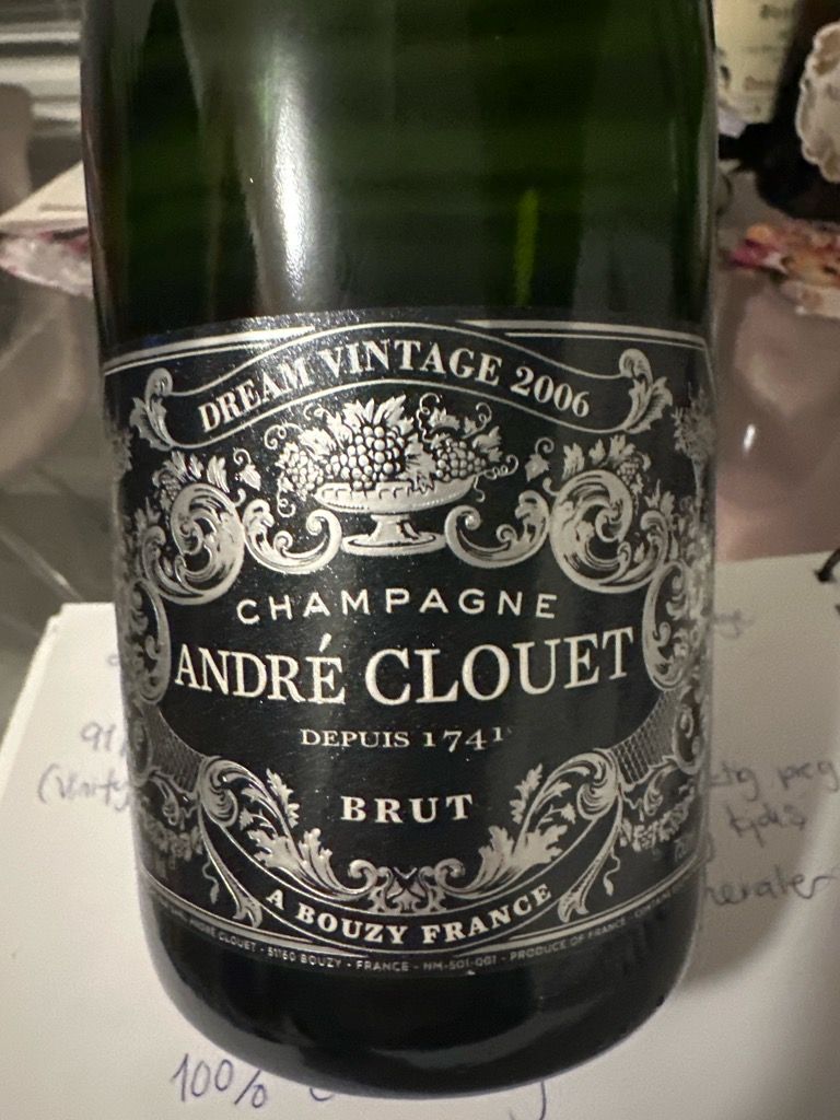 激レアCREAM ISSUE 06/ANDRÉ EDITION 2006 2006 André Clouet Dream Vintage - CellarTracker