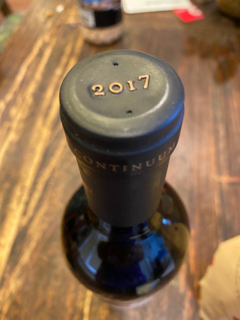 2017 Continuum Proprietary Red - CellarTracker