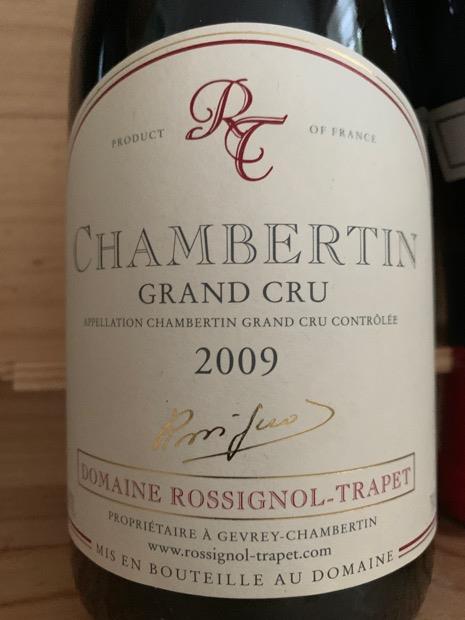 2009 Domaine Rossignol Trapet Chambertin - CellarTracker