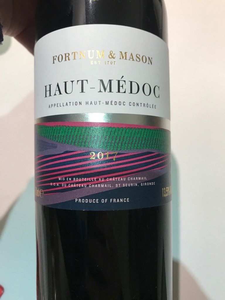 2017 Château Charmail Fortnum & Mason, France, Bordeaux, Médoc, Haut