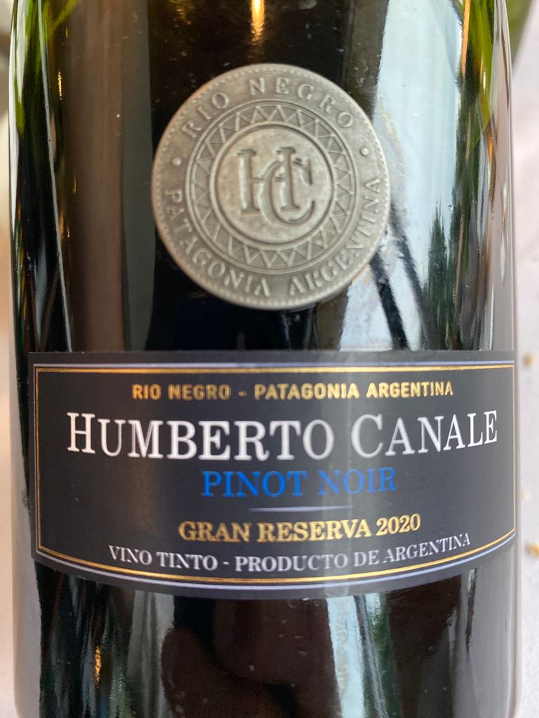 Humberto Canale Pinot Noir Gran Reserva Argentina Patagonia R O Negro Alto Valle Del