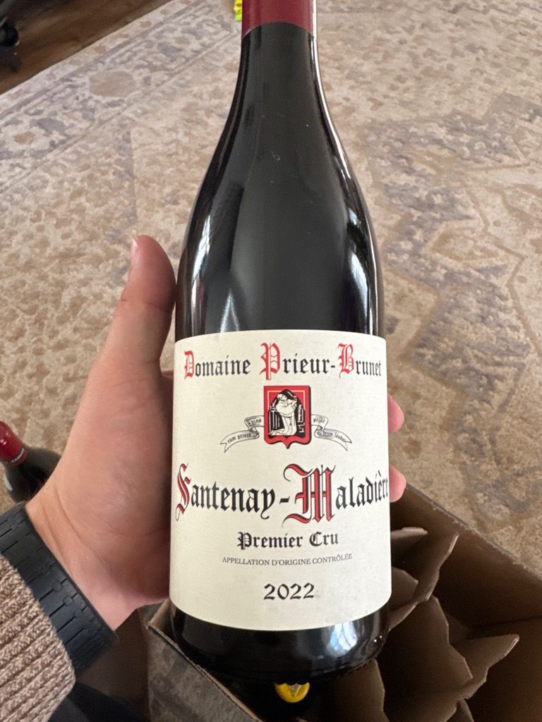 2022 Domaine Prieur-Brunet Santenay 1er Cru Maladière, France, Burgundy ...