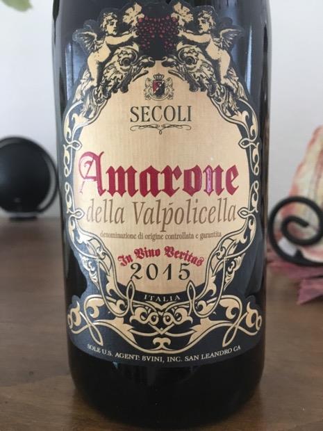 2015 Secoli Amarone della Valpolicella - CellarTracker