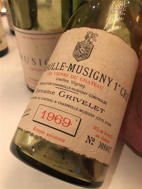 1969 Domaine Grivelet Chambolle-Musigny 1er Cru Vieilles Vignes