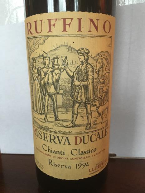 1990 Ruffino Chianti Classico Riserva Ducale - CellarTracker