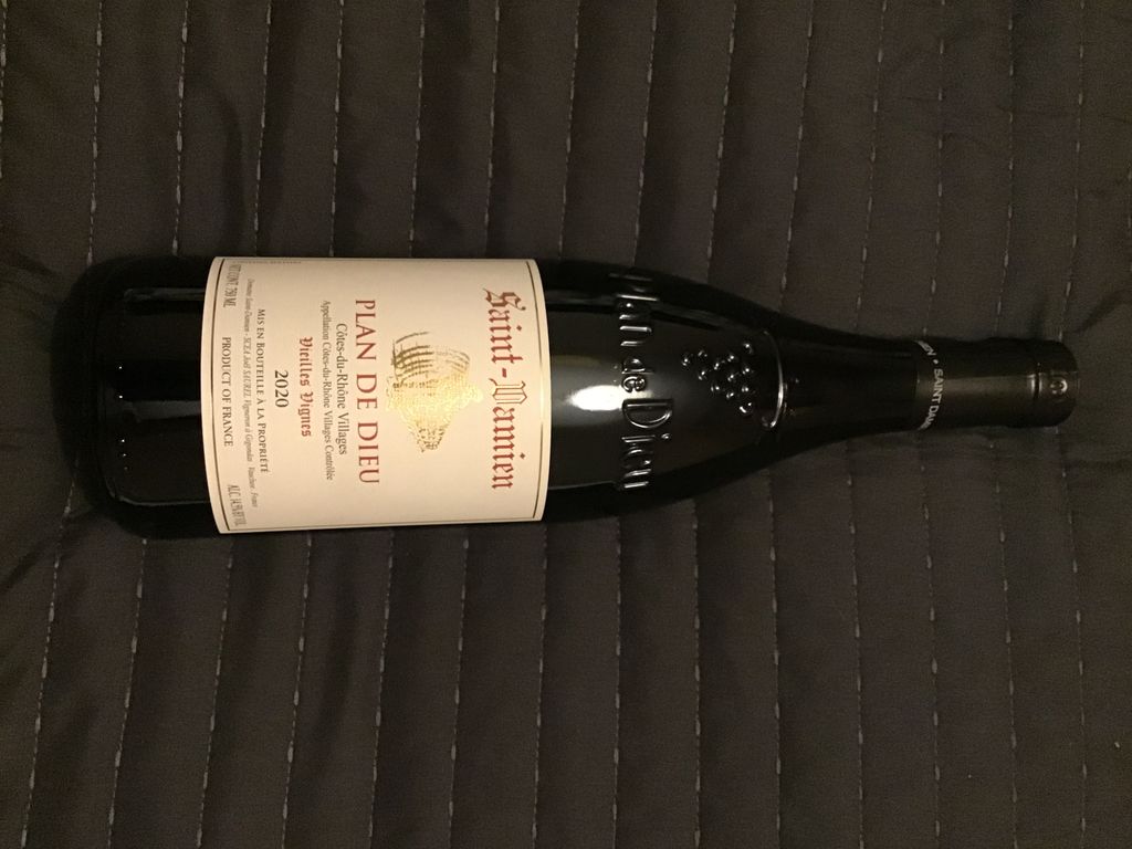 2021 Domaine SaintDamien Côtes du Rhône Villages Plan de Dieu Vieilles
