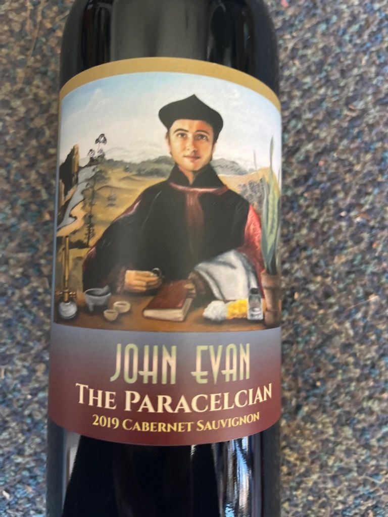 2019 John Evan Cellars Sauvignon The Paracelcian Wisner, USA
