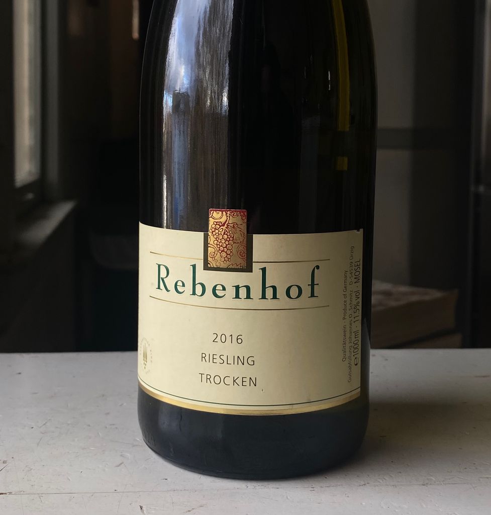 2016 Rebenhof Riesling trocken, Germany, Mosel Saar Ruwer - CellarTracker