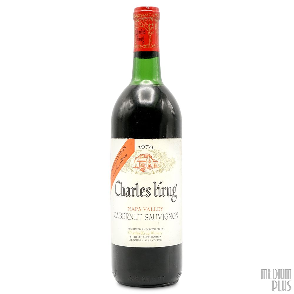 1970 Charles Krug Winery (Peter Mondavi Family) Cabernet Sauvignon