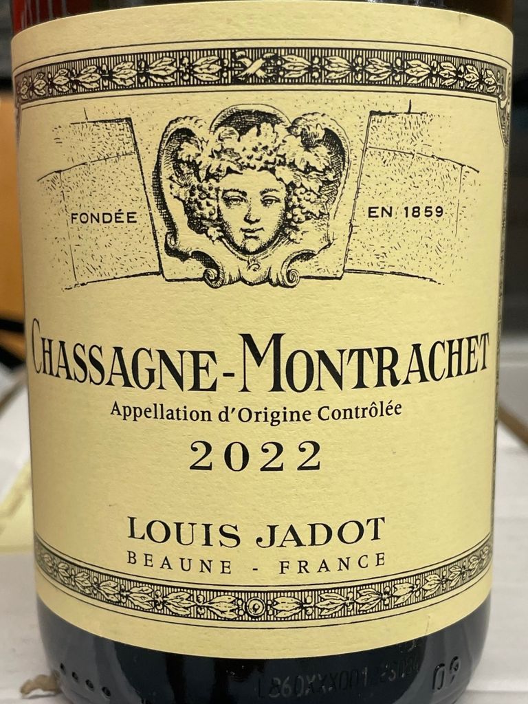 2022 Louis Jadot Chassagne-Montrachet - CellarTracker