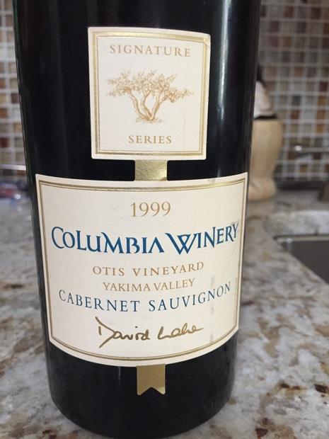 2008 Columbia Winery Cabernet Sauvignon David Lake Signature Series ...