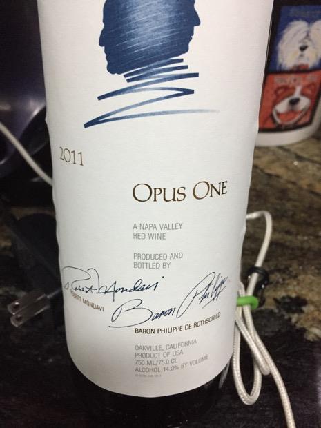 2011 Opus One - CellarTracker