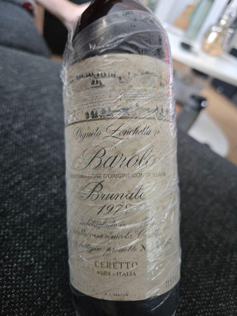 1970 Ceretto Barolo Vigneto Zonchetta Brunate - CellarTracker
