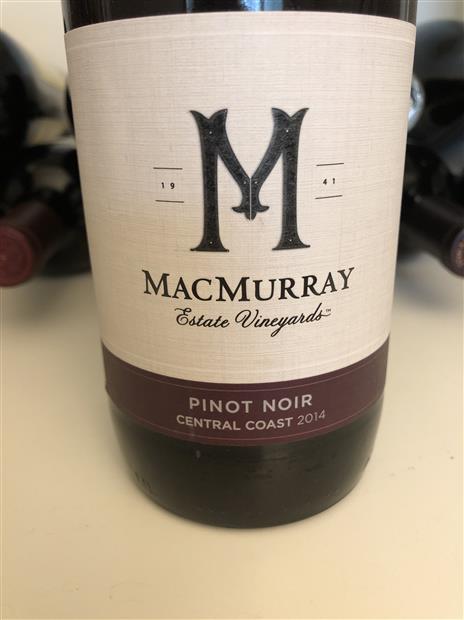 2012 MacMurray Ranch Pinot Noir Central Coast - CellarTracker