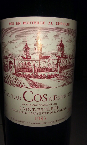 Château Cos d'Estournel 1982 1982 Château Cos d'Estournel, St. Estèphe – Wine Consigners Inc.