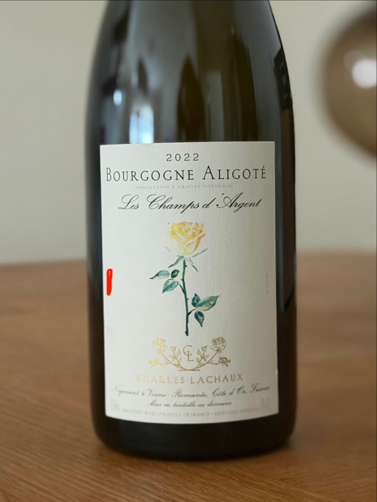 2022 Charles Lachaux Bourgogne-Aligoté Les Champs d'Argent