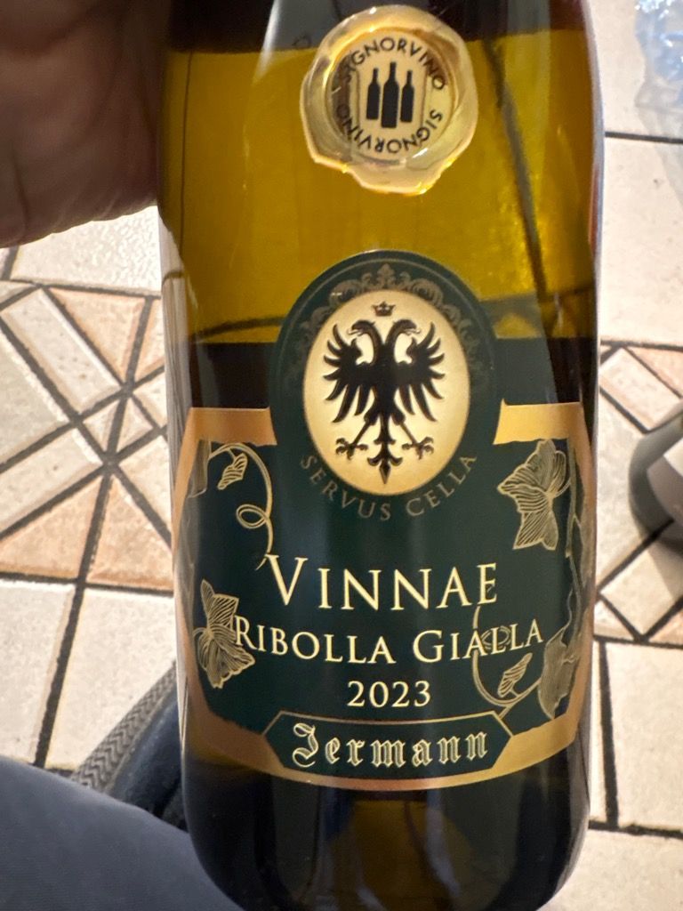 Miani Ribolla 2023 Jermann Ribolla Gialla Vinnae, Italy, Friuli-Venezia Giulia ...
