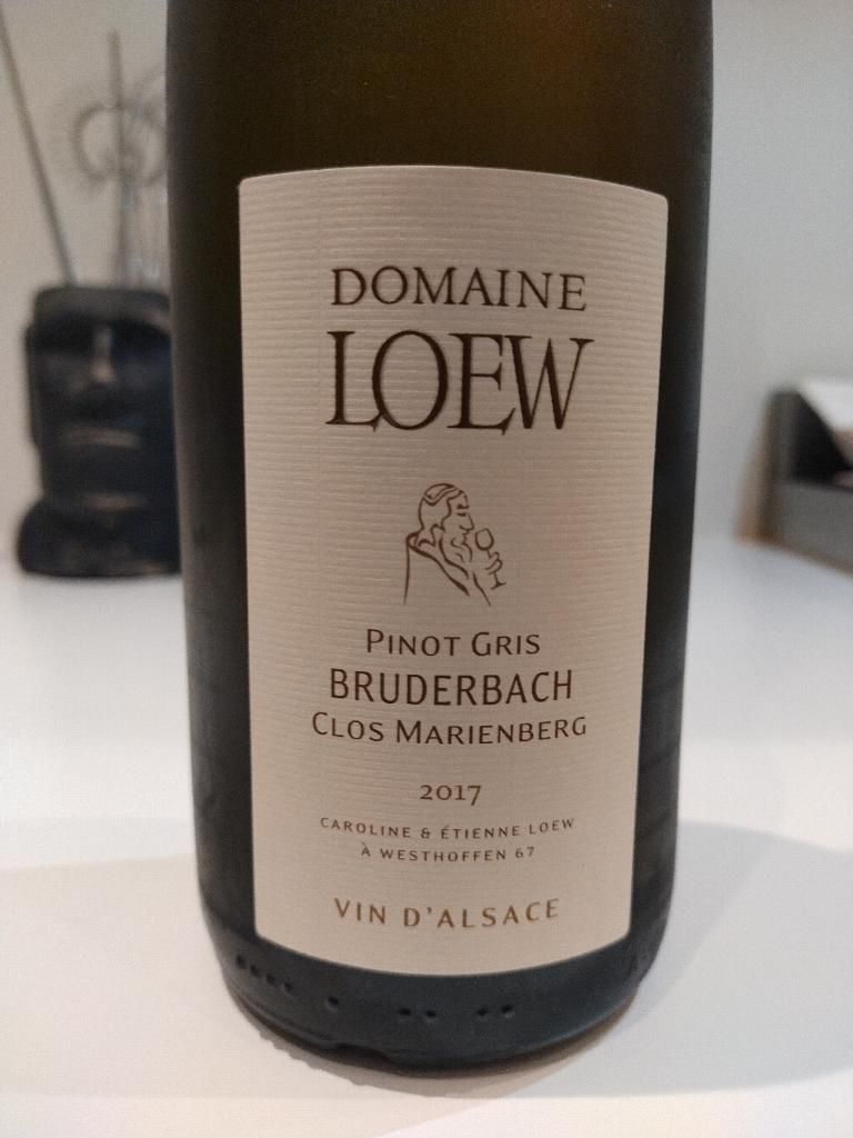 2011 Domaine Loew Pinot Gris Bruderbach Clos Marienberg