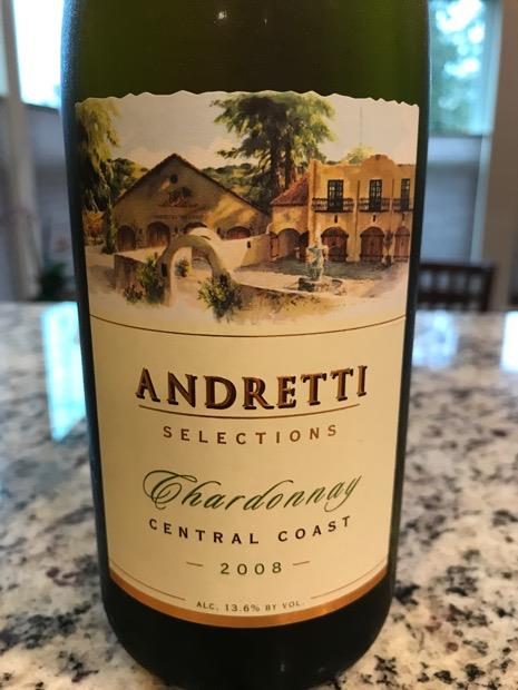 Awg, LTD 750ml andretti selections California Chardonnay (611620289906)