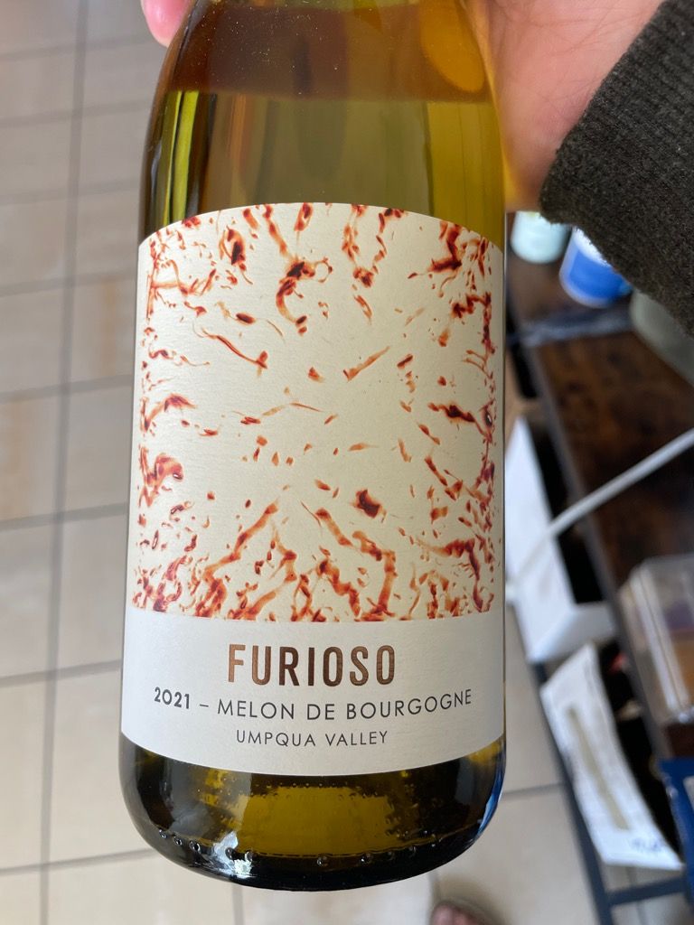 2021 Furioso Melon de Bourgogne Umpqua Valley, USA, Oregon, Southern