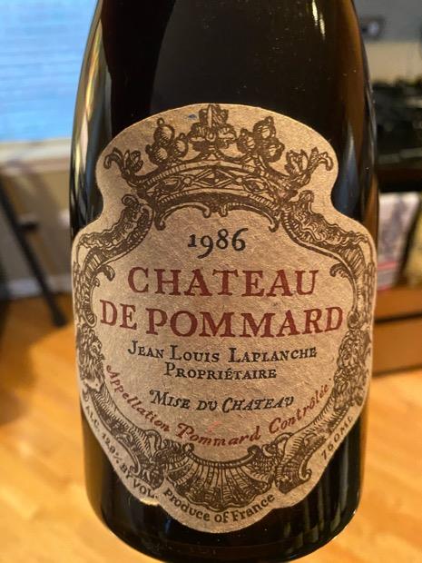 1986 Château de Pommard Pommard - CellarTracker