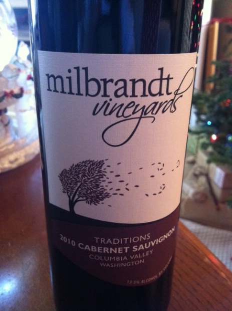 Milbrandt traditions Cabernet Sauvignon glass 750ml (896280001109)