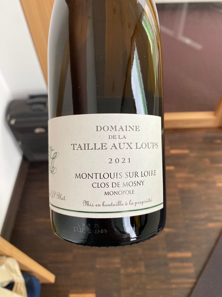 2021 Domaine de la Taille aux Loups Montlouis-sur-Loire Clos de