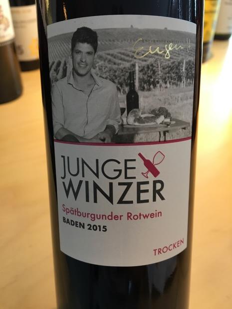 2015 Junge Winzer Spätburgunder 2009, - Baden Baden Germany, CellarTracker