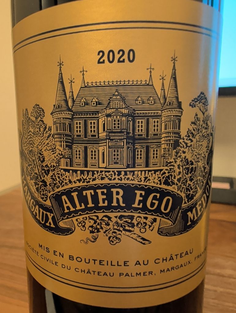2020 Château Palmer Alter Ego - CellarTracker