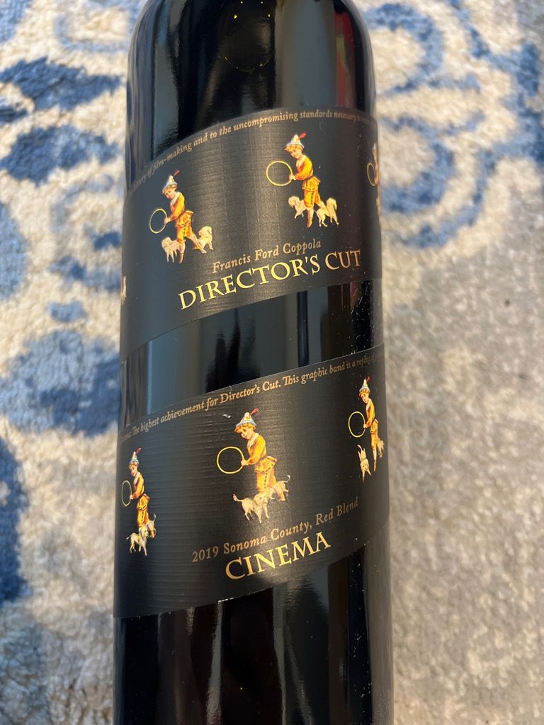 2019 Francis Ford Coppola Director's Cut Cinema, USA, California, Sonoma County CellarTracker