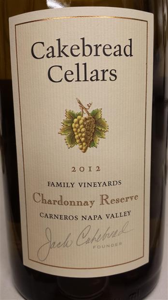 2013 Cakebread Cellars Chardonnay Reserve - CellarTracker