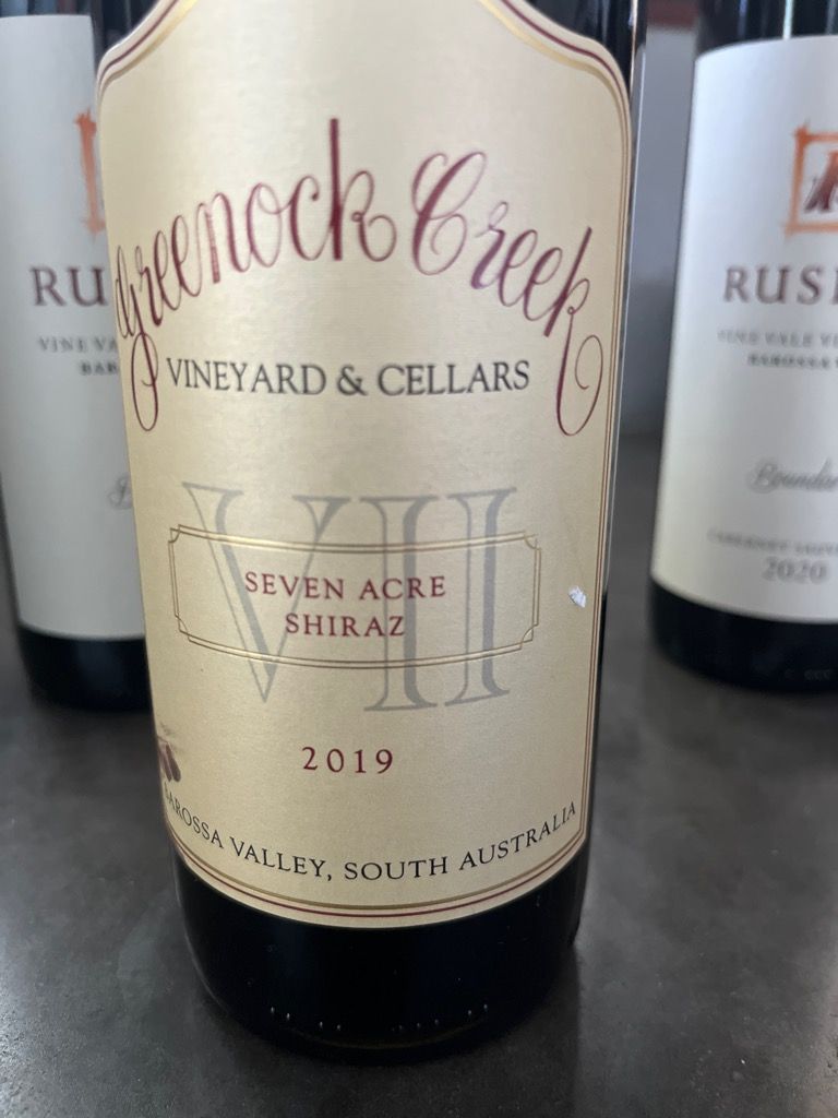 2020 Greenock Creek Shiraz Seven Acre, Australia, South Australia, Barossa, Barossa Valley