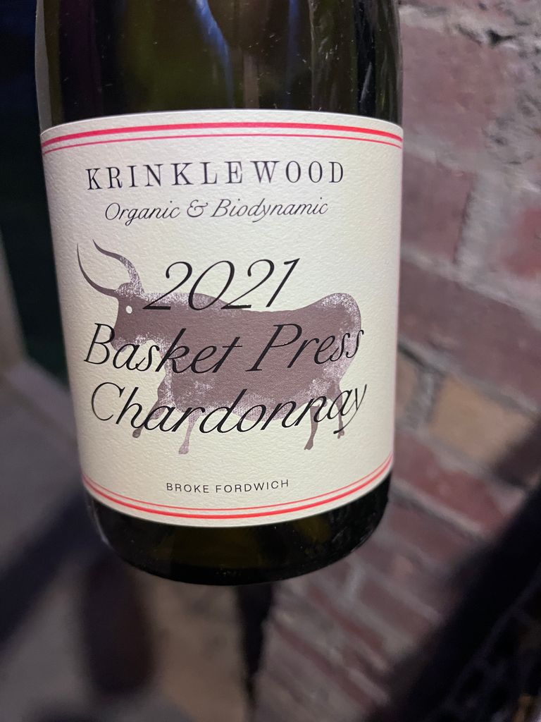 2023 Krinklewood Chardonnay Basket Press, Australia, New South Wales ...