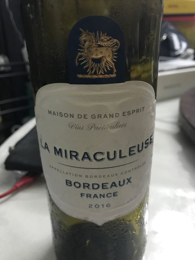 2016 Maison de Grand Esprit La Miraculeuse, France, Bordeaux