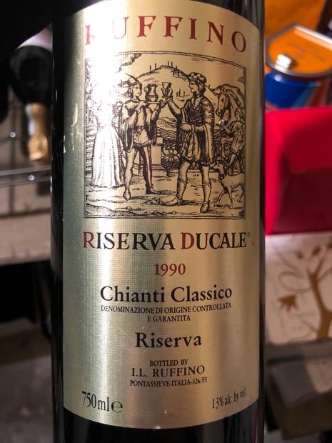 ITALY Wine Crate PANEL RUFFINO RISERVA DUCALE Oro 