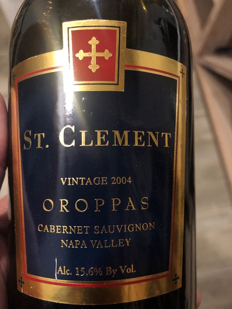 2004 St. Clement Sauvignon Oroppas Reserve, USA, California