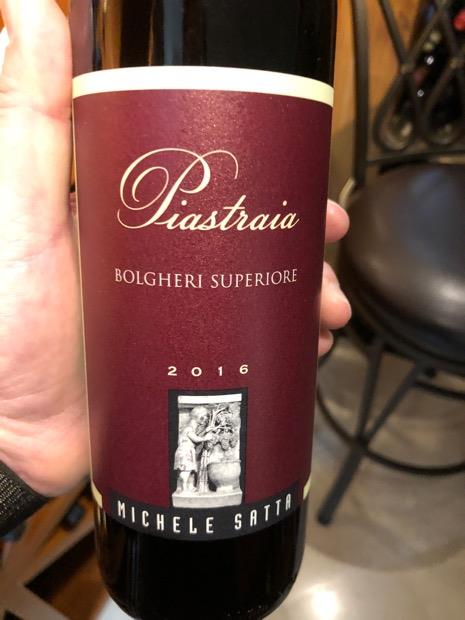 2016 Michele Satta Bolgheri Superiore Piastraia CellarTracker