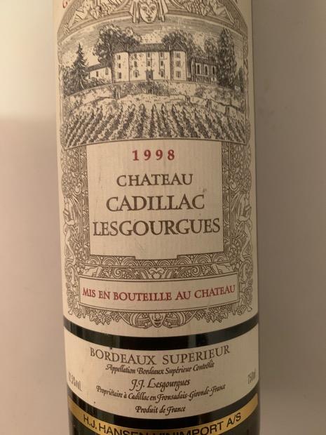 1997 Château Cadillac Cuvée J.J. Lesgourgues - CellarTracker
