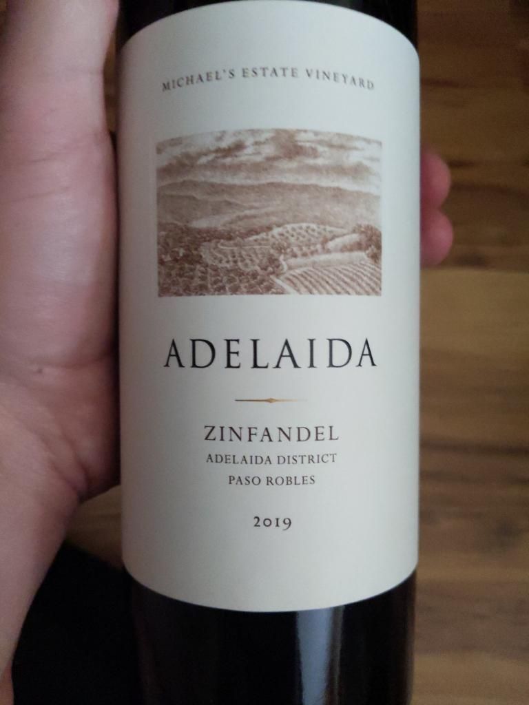 2019 Adelaida Zinfandel Michael's Estate Vineyard, USA, California