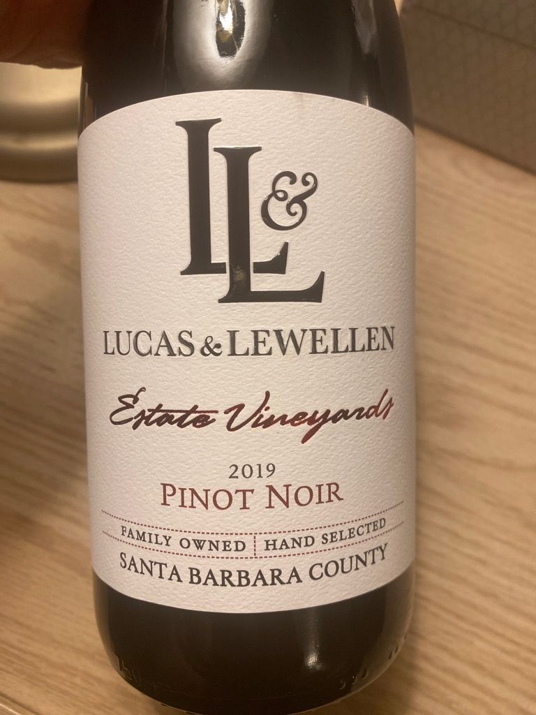2019 Lucas & Lewellen Pinot Noir Estate Vineyards, USA, California