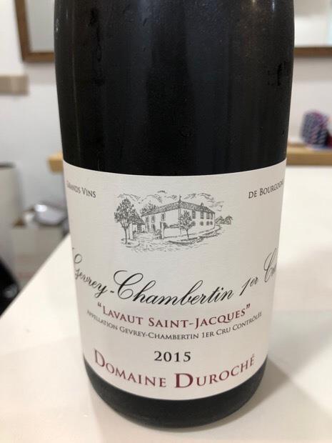 2015 Domaine Duroché Gevrey-Chambertin 1er Cru Lavaut St. Jacques