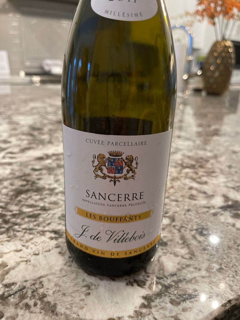 2016 Joost De Villebois Sancerre Les Monts Damnés, France, Loire Valley