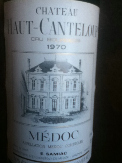 Chateau Haut-Canteloup 1970 Médoc 1970 Château Haut-Canteloup Médoc - CellarTracker