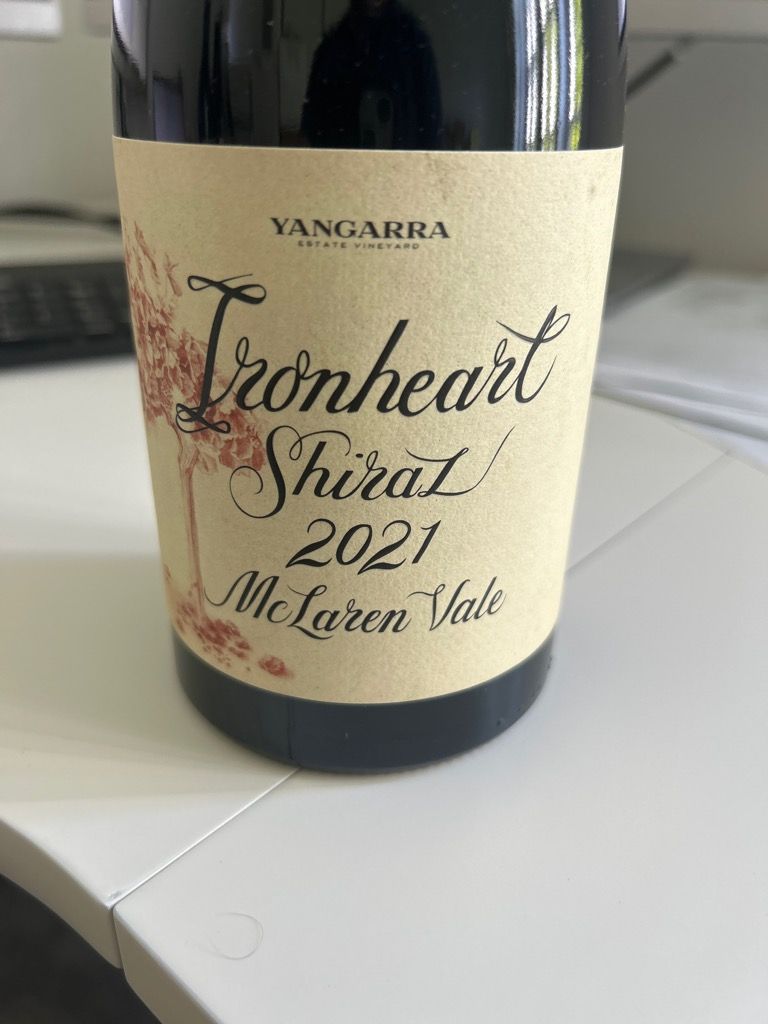 2014 Yangarra Estate Shiraz Ironheart - CellarTracker