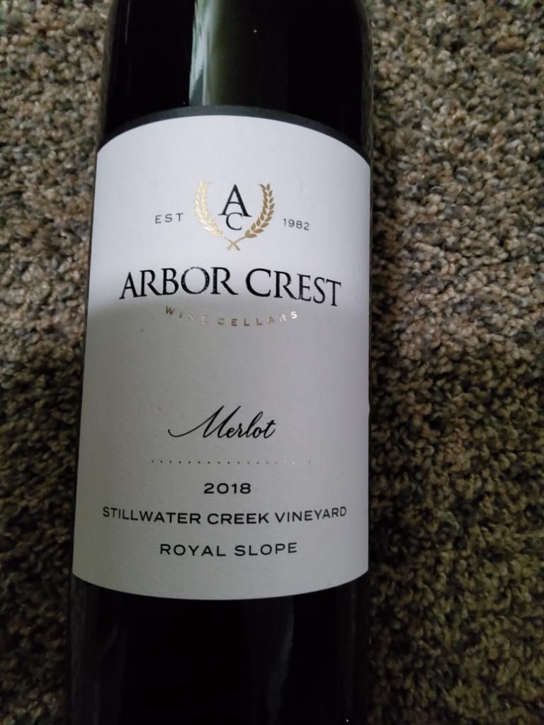 2018 Arbor Crest Merlot Stillwater Creek Vineyard, USA, Washington