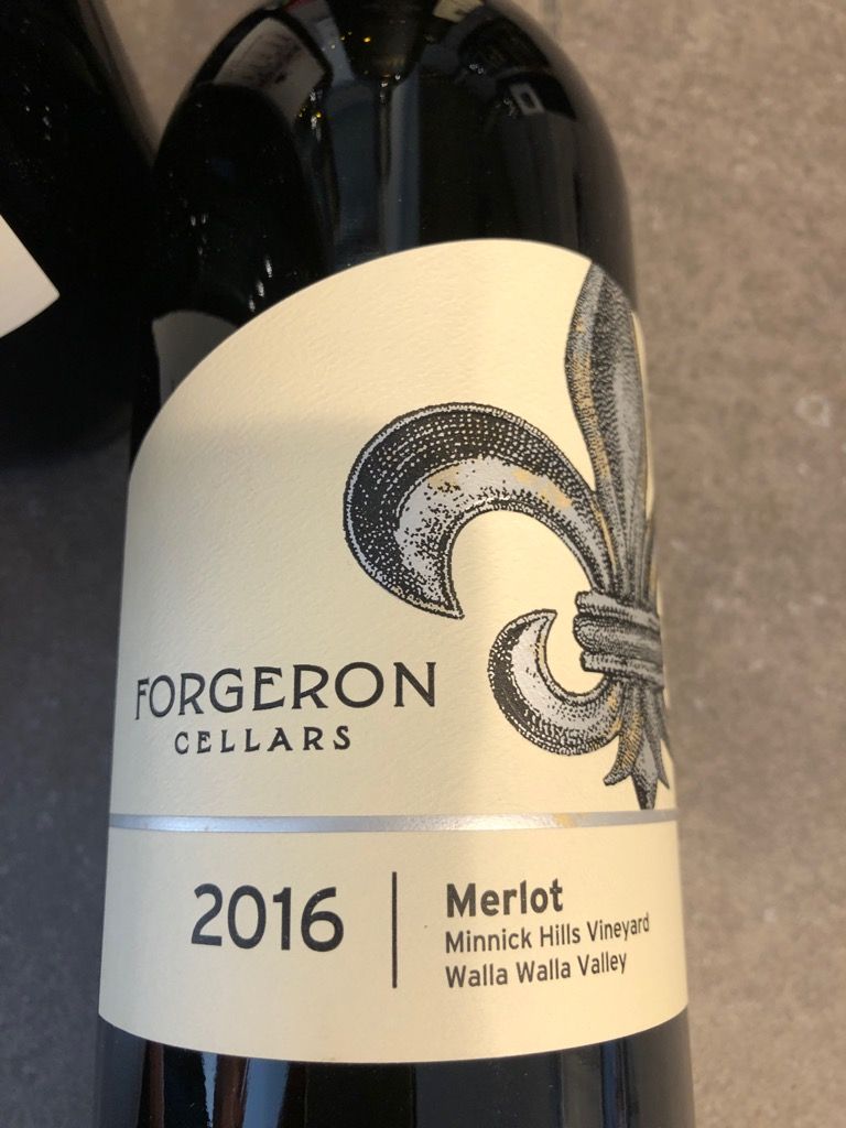 2019 Forgeron Cellars Merlot Boushey Vineyard, USA, Washington ...