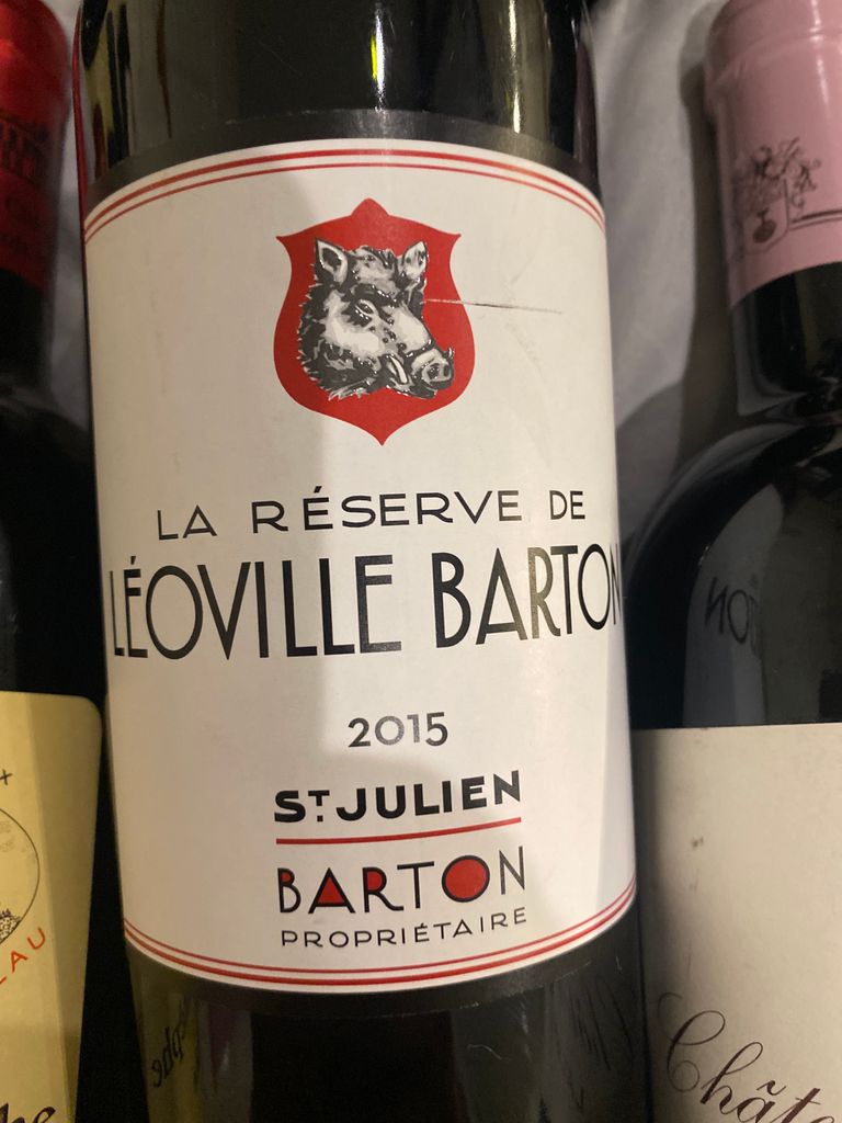 2015 Château Léoville Barton La Réserve de Léoville Barton, France